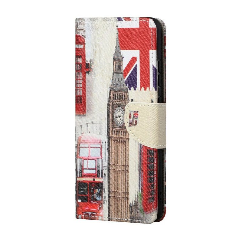 Flip Case Für OnePlus Nord CE 5G Londoner Leben