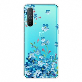 Hülle Für OnePlus Nord CE 5G Blaue Blumen