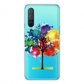 Hülle Für OnePlus Nord CE 5G Nahtloser Aquarellbaum