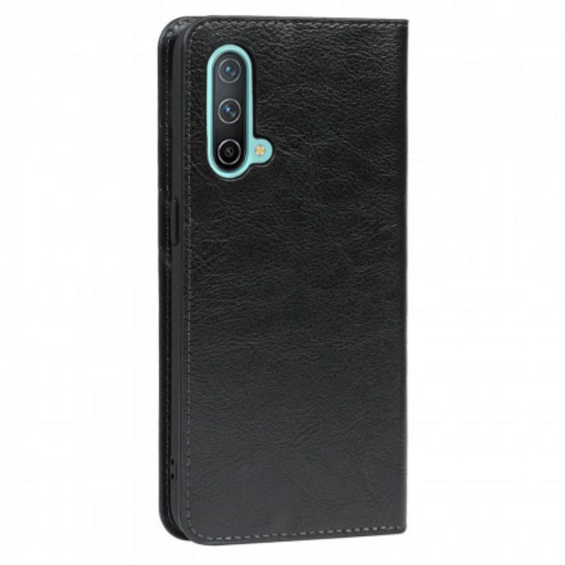 Schutzhülle Für OnePlus Nord CE 5G Flip Case Echtes Leder