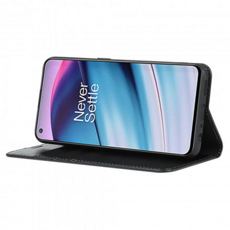 Schutzhülle Für OnePlus Nord CE 5G Flip Case Echtes Leder