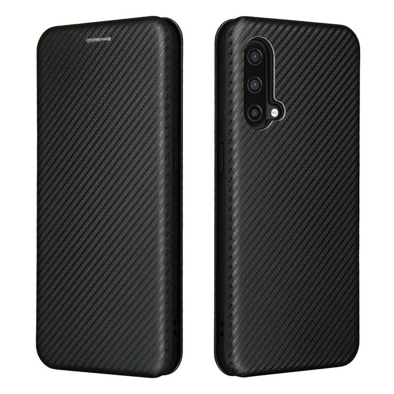 Schutzhülle Für OnePlus Nord CE 5G Flip Case Farbiges Carbon-silikon