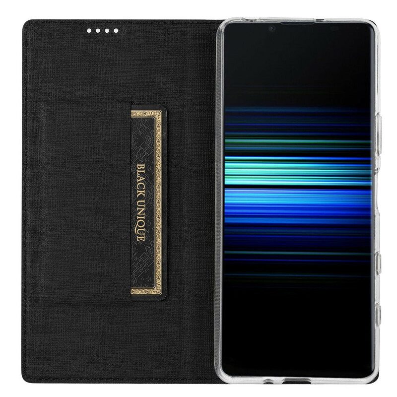 Schutzhülle Für Sony Xperia 5 II Flip Case Strukturiertes Vili Dmx