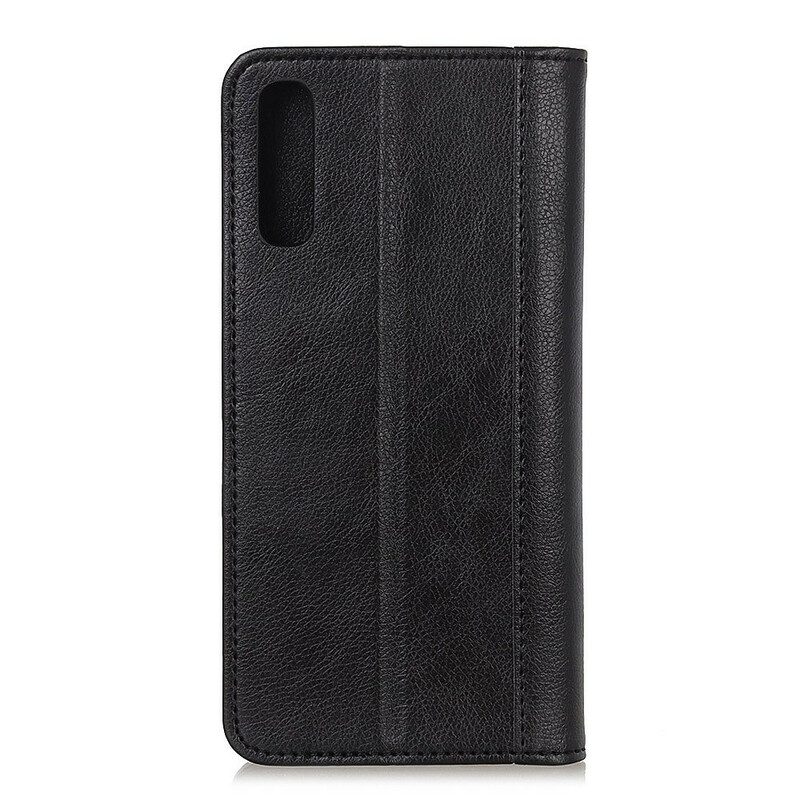 Schutzhülle Für Sony Xperia 5 II Flip Case Version Aus Spaltleder