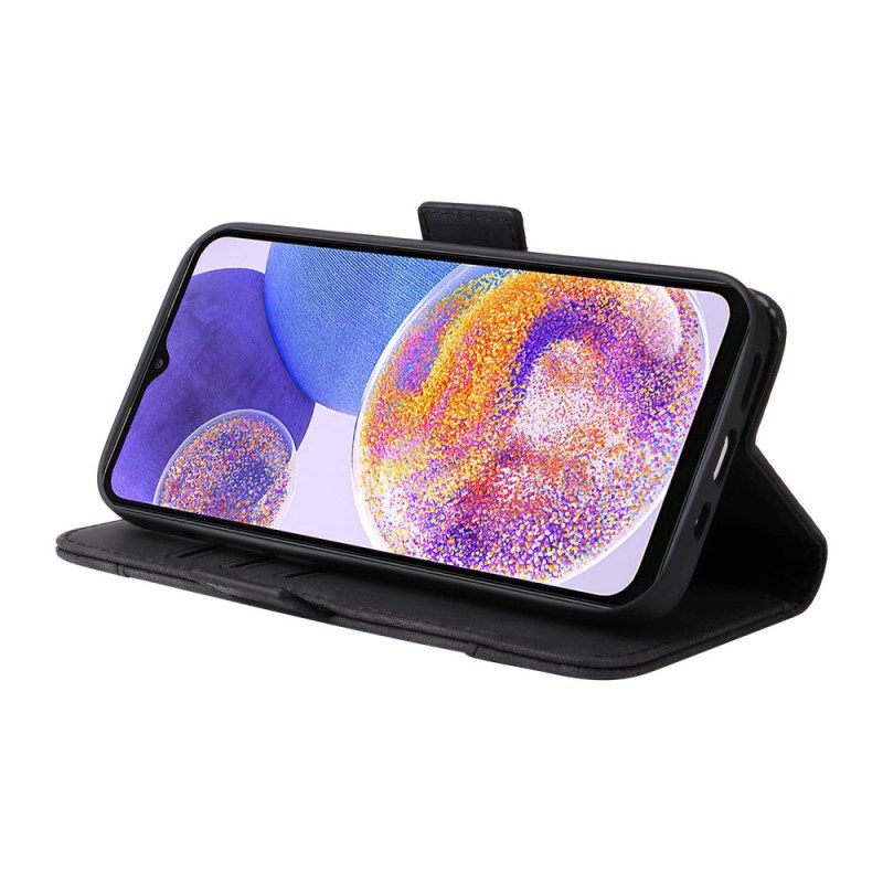 Flip Case Für Samsung Galaxy A23 5G Kartenhalter Vorne