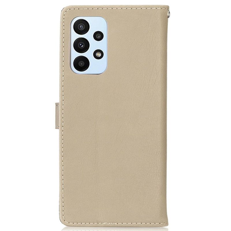 Flip Case Für Samsung Galaxy A23 5G Klassischer Stil