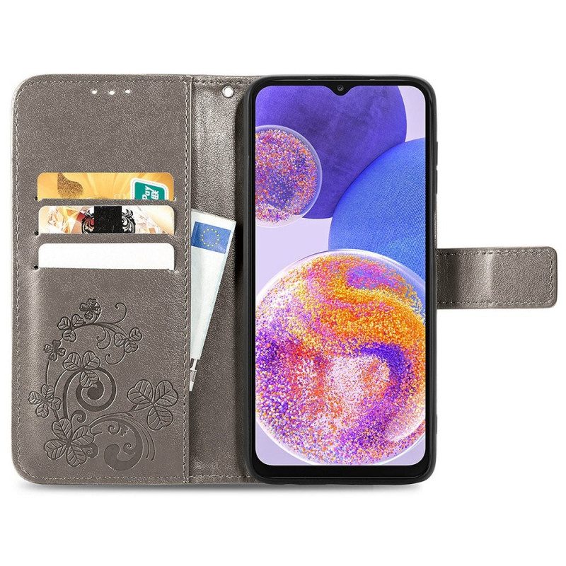 Flip Case Für Samsung Galaxy A23 5G Kleine Blumen