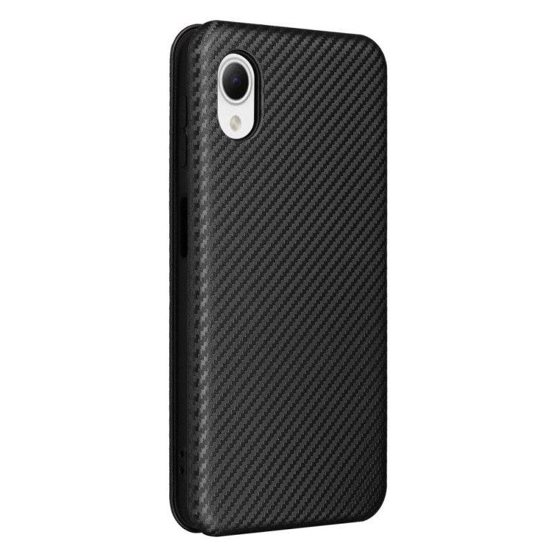 Schutzhülle Für Samsung Galaxy A23 5G Flip Case Farbige Kohlefaser