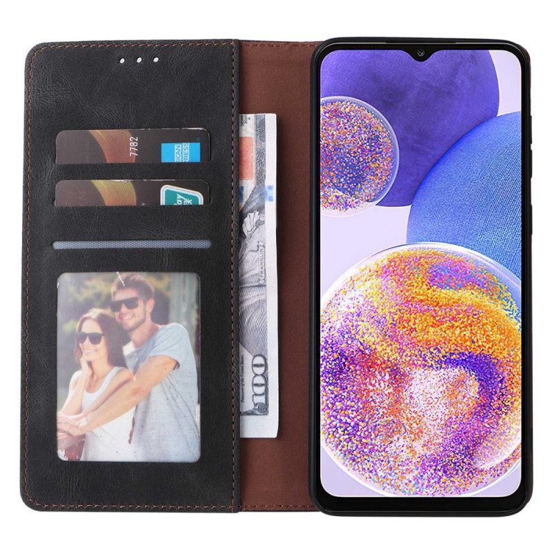 Schutzhülle Für Samsung Galaxy A23 5G Flip Case Kunstleder