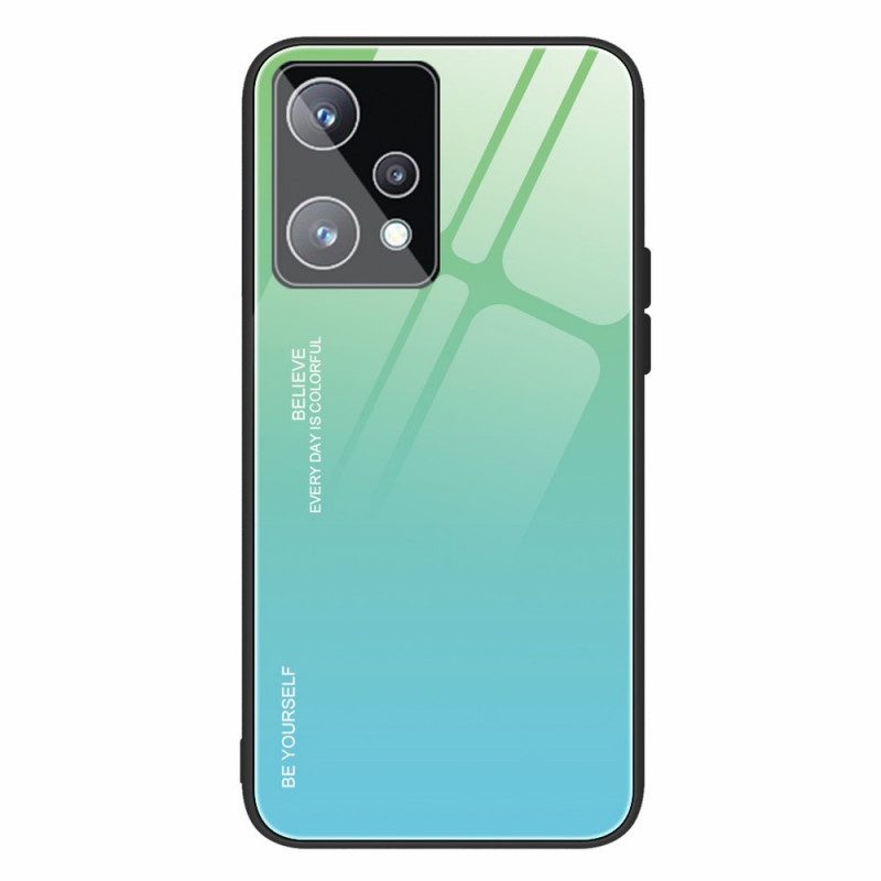 Handyhülle Für Realme 9 Pro Plus Gehärtetes Glas. Sei Du Selbst