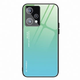 Handyhülle Für Realme 9 Pro Plus Gehärtetes Glas. Sei Du Selbst