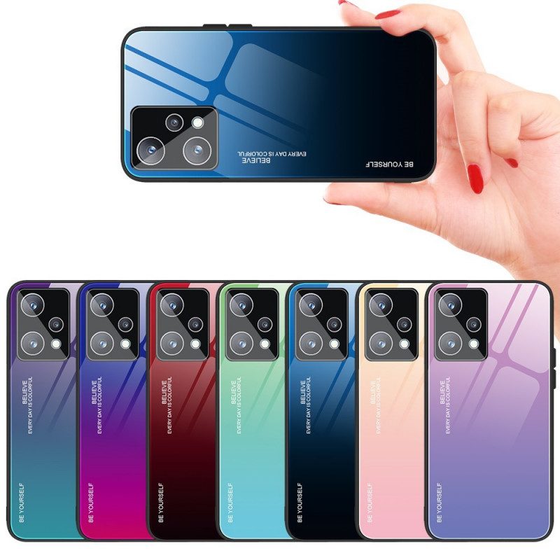 Handyhülle Für Realme 9 Pro Plus Gehärtetes Glas. Sei Du Selbst