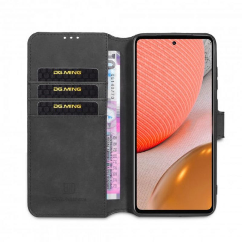 Flip Case Für Samsung Galaxy A72 4G / A72 5G Dg.ming Retro