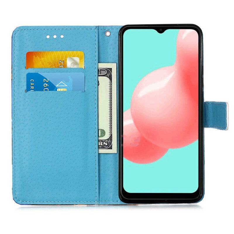 Flip Case Für Samsung Galaxy A72 4G / A72 5G Liebt Die Welle