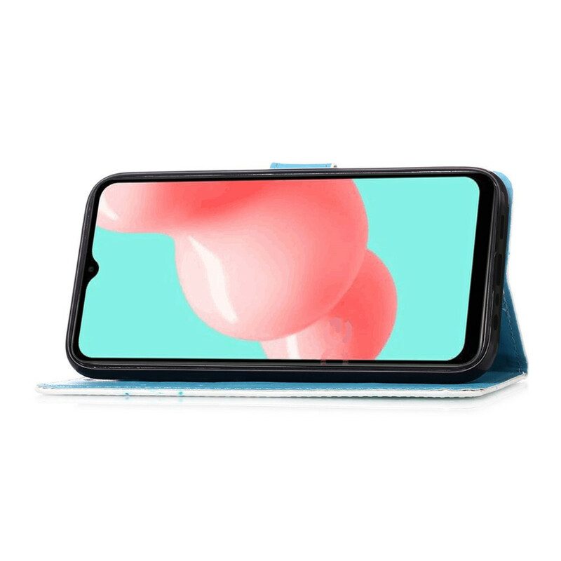 Flip Case Für Samsung Galaxy A72 4G / A72 5G Liebt Die Welle