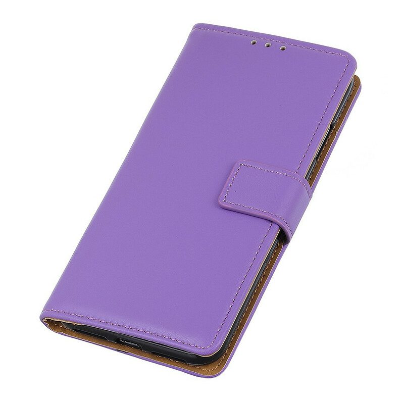 Flip Case Für Samsung Galaxy A72 4G / A72 5G Schlichtes Kunstleder