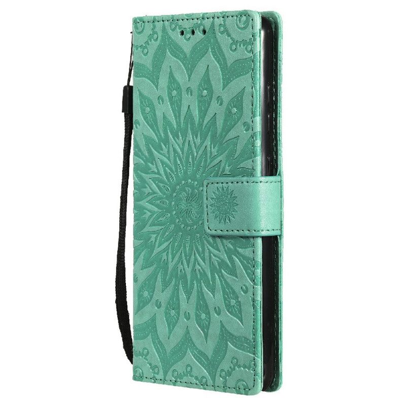 Flip Case Für Samsung Galaxy A72 4G / A72 5G Sonnenblume