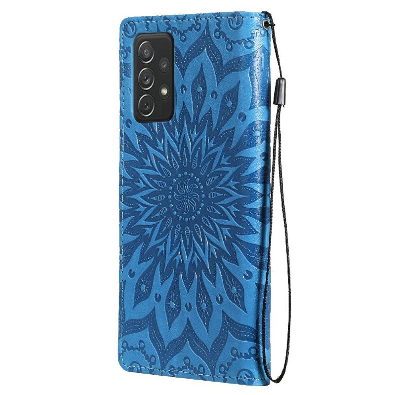 Flip Case Für Samsung Galaxy A72 4G / A72 5G Sonnenblume