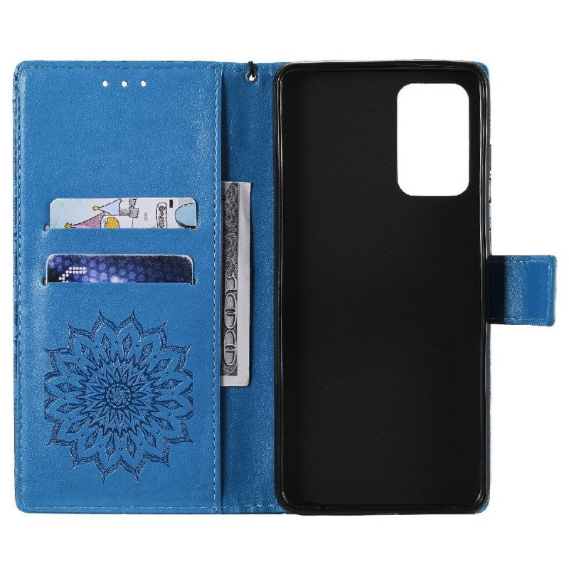 Flip Case Für Samsung Galaxy A72 4G / A72 5G Sonnenblume