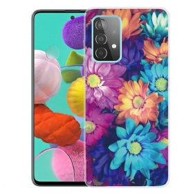 Handyhülle Für Samsung Galaxy A72 4G / A72 5G Flexible Blumen