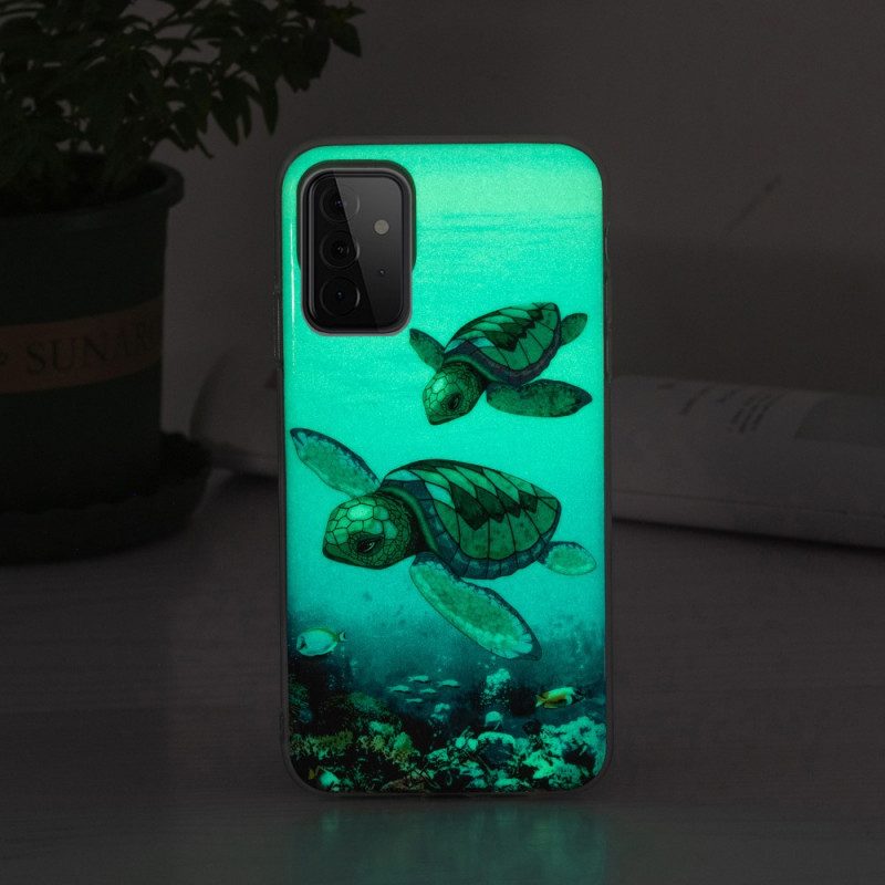 Hülle Für Samsung Galaxy A72 4G / A72 5G Fluoreszierende Schildkröten