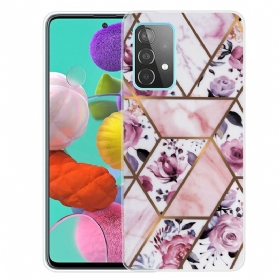 Hülle Für Samsung Galaxy A72 4G / A72 5G Geometrischer Marmor