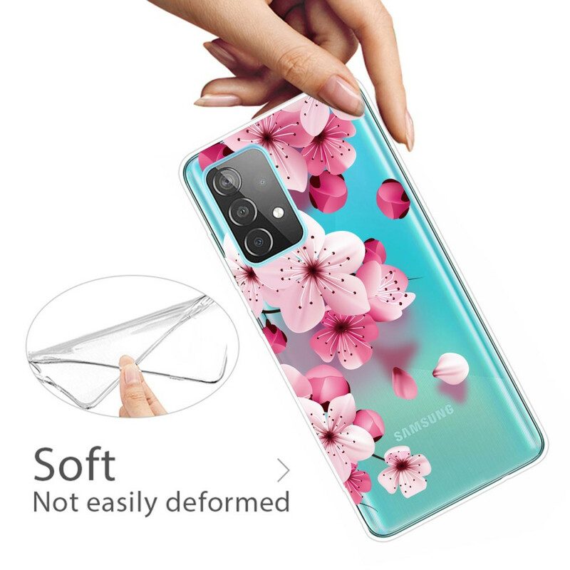 Hülle Für Samsung Galaxy A72 4G / A72 5G Kleine Rosa Blumen