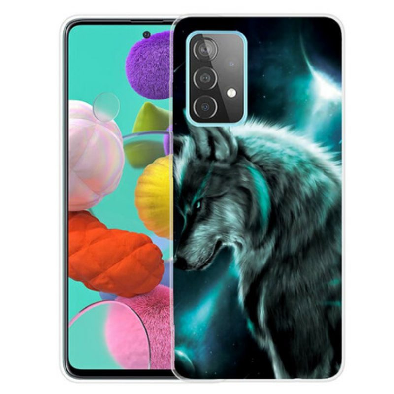 Hülle Für Samsung Galaxy A72 4G / A72 5G Königlicher Wolf