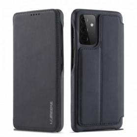 Schutzhülle Für Samsung Galaxy A72 4G / A72 5G Flip Case Lc.imeeke Ledereffekt