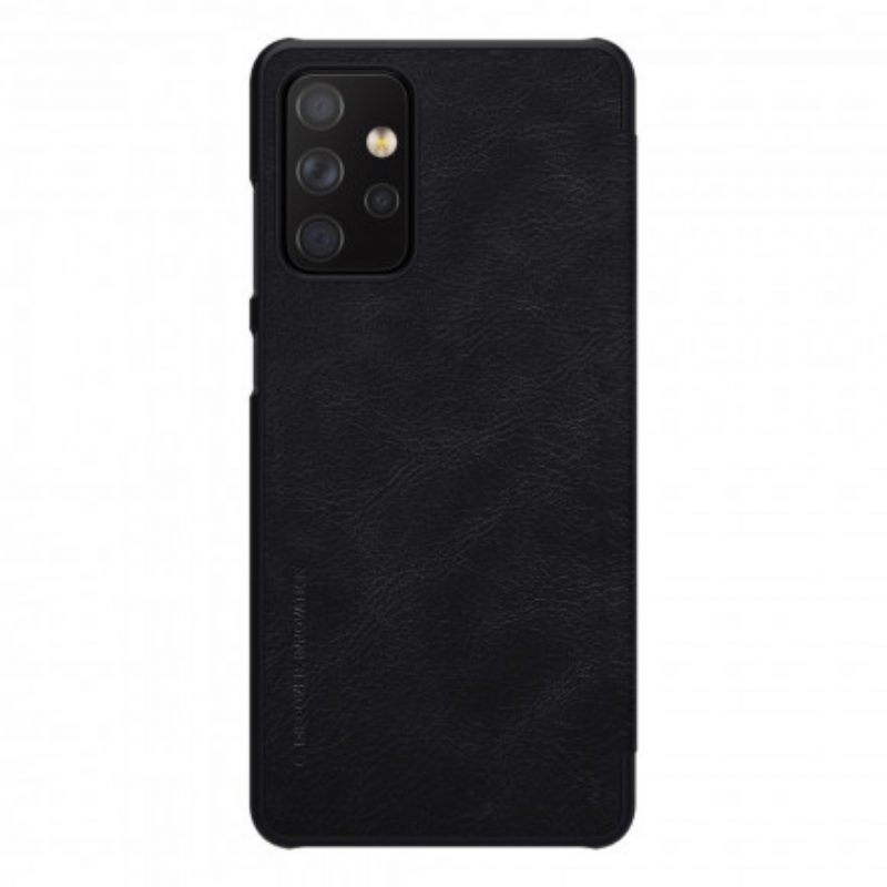 Schutzhülle Für Samsung Galaxy A72 4G / A72 5G Flip Case Nillkin Qin-serie