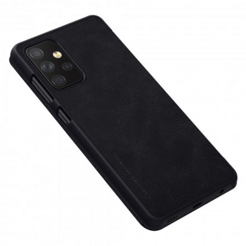 Schutzhülle Für Samsung Galaxy A72 4G / A72 5G Flip Case Nillkin Qin-serie