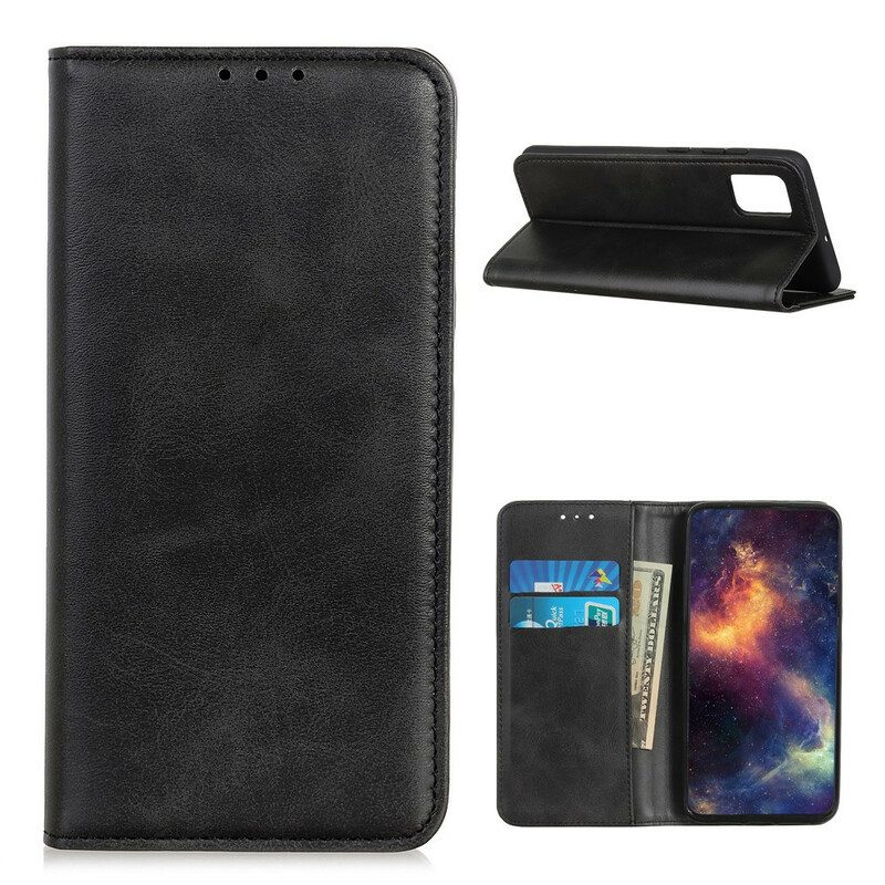 Schutzhülle Für Samsung Galaxy A72 4G / A72 5G Flip Case Spaltleder