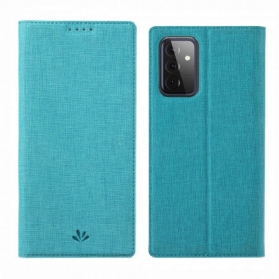 Schutzhülle Für Samsung Galaxy A72 4G / A72 5G Flip Case Strukturiertes Vili Dmx