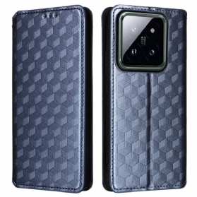 Flip Case Für Xiaomi 14 Pro 3d-würfel