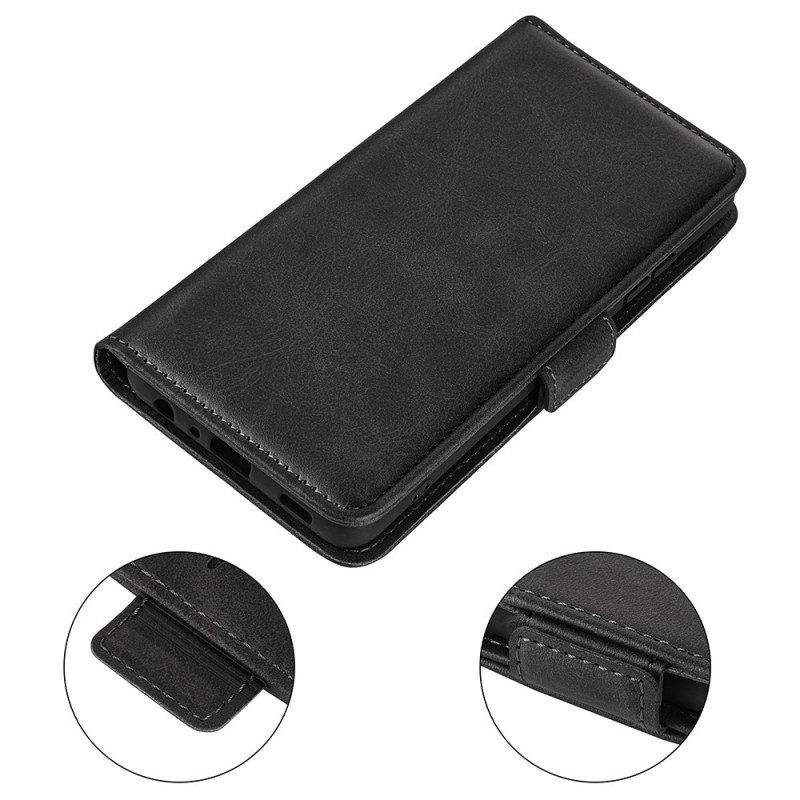 Flip Case Für Samsung Galaxy M53 5G Flip Case Doppelte Klappe