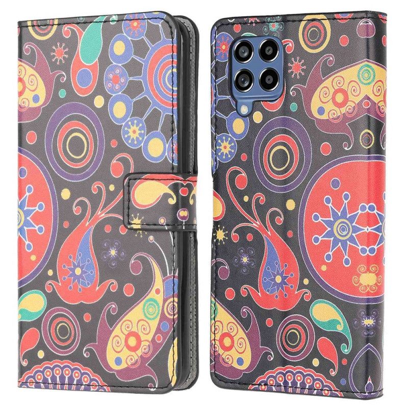 Flip Case Für Samsung Galaxy M53 5G Galaxy-muster