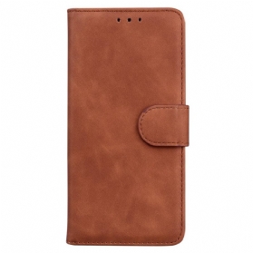 Flip Case Für Samsung Galaxy M53 5G Kunstleder. Einfarbig