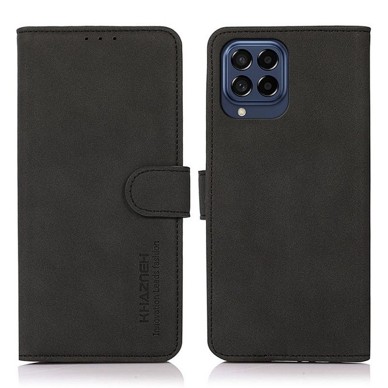 Flip Case Für Samsung Galaxy M53 5G Kunstleder Khazneh