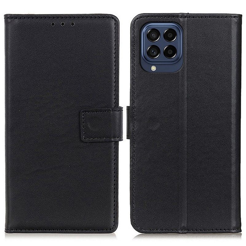 Flip Case Für Samsung Galaxy M53 5G Leder-styling