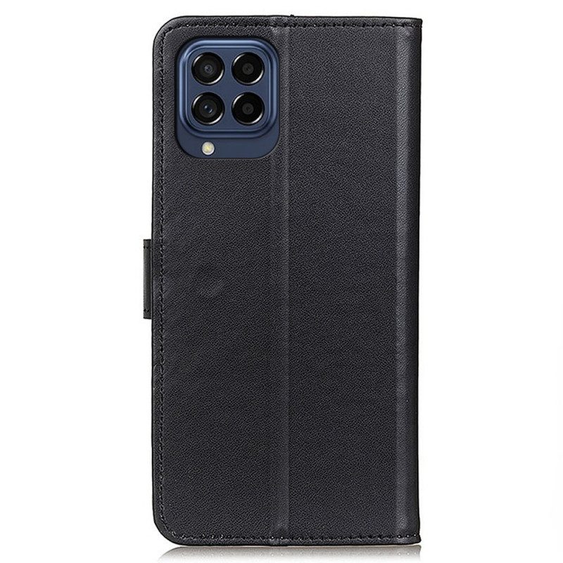 Flip Case Für Samsung Galaxy M53 5G Leder-styling