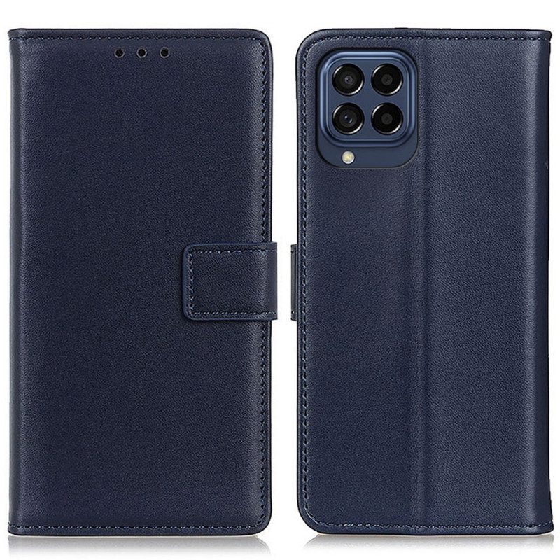 Flip Case Für Samsung Galaxy M53 5G Leder-styling