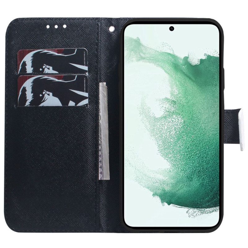 Flip Case Für Samsung Galaxy M53 5G Panda