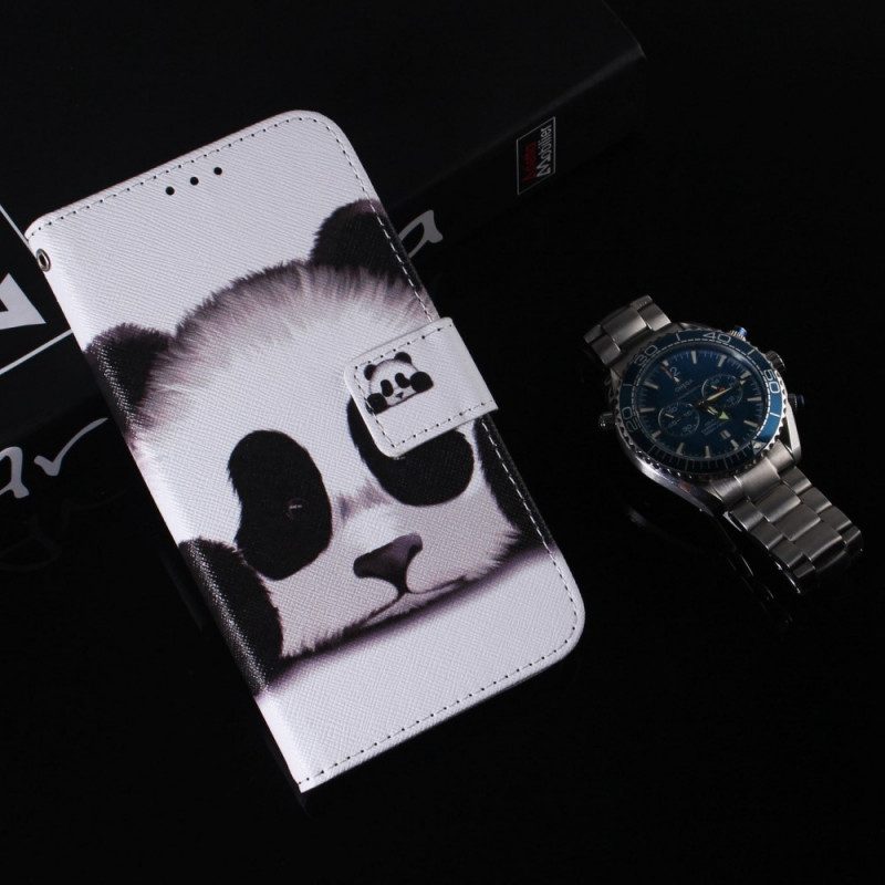 Flip Case Für Samsung Galaxy M53 5G Panda