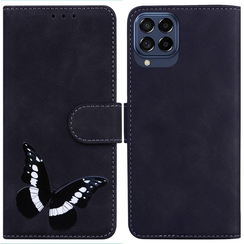 Flip Case Für Samsung Galaxy M53 5G Schmetterling