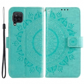 Flip Case Für Samsung Galaxy M53 5G Sonnenmandala