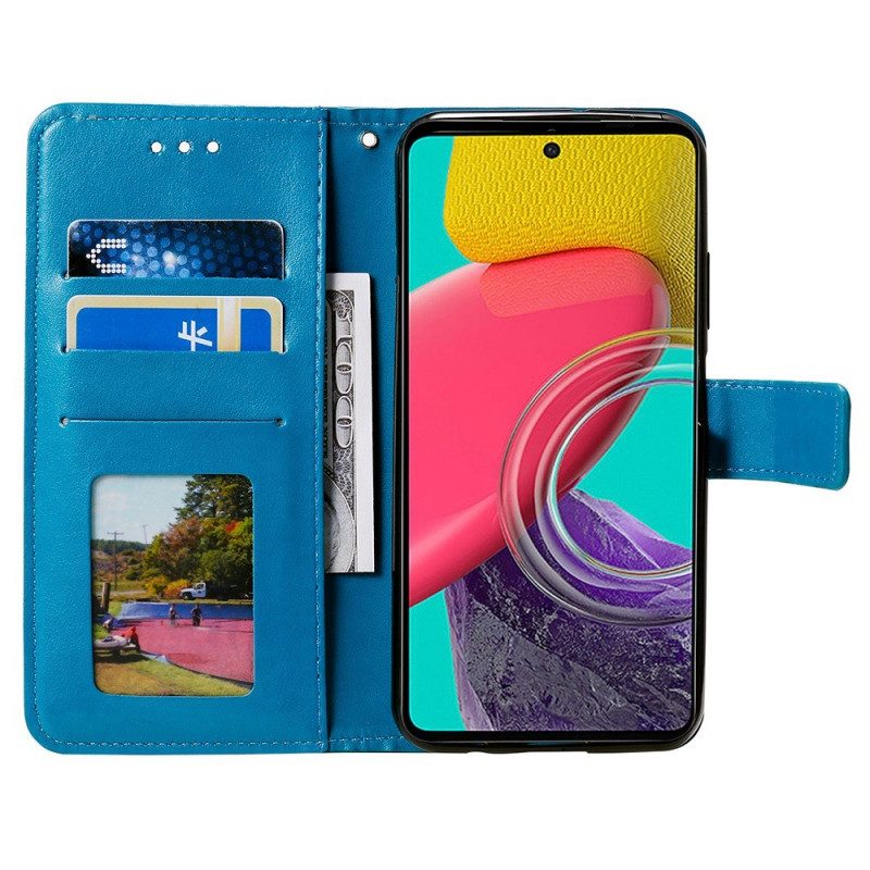 Flip Case Für Samsung Galaxy M53 5G Sonnenmandala