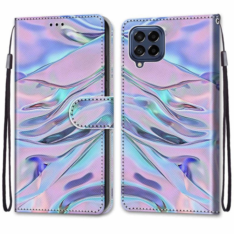 Flip Case Für Samsung Galaxy M53 5G Wie Farbe