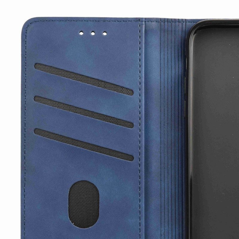 Flip Case Für Samsung Galaxy M53 5G Zweifarbige Eleganz