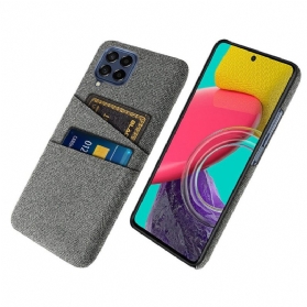 Handyhülle Für Samsung Galaxy M53 5G Kartenhalter Aus Stoff