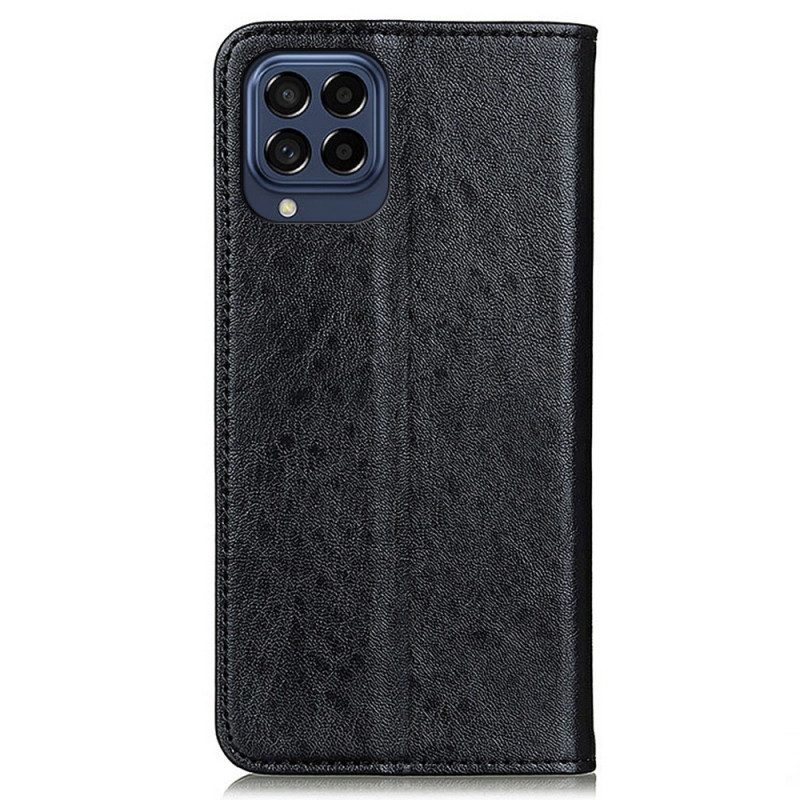 Schutzhülle Für Samsung Galaxy M53 5G Flip Case Lederstruktur